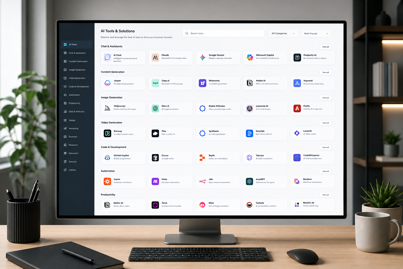 AI tools and automation systems